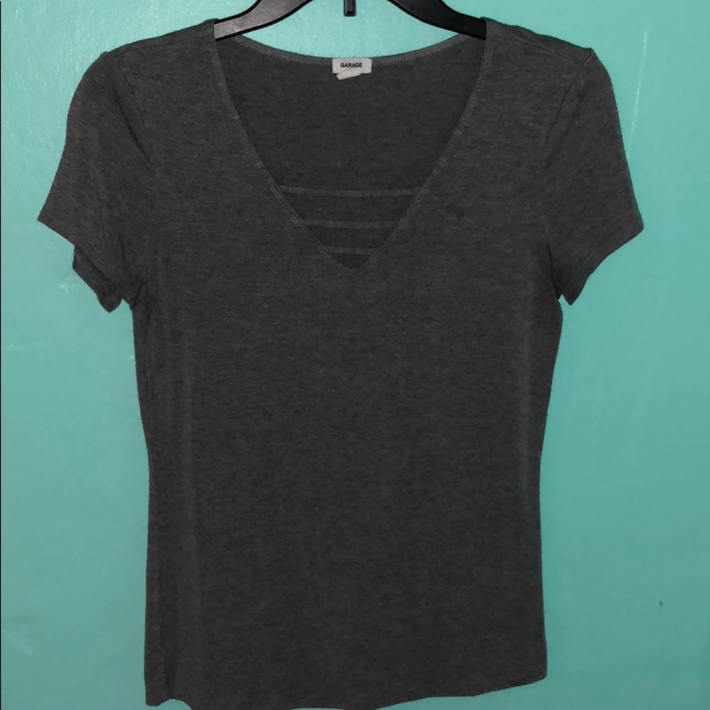 Grey garage T-shirt